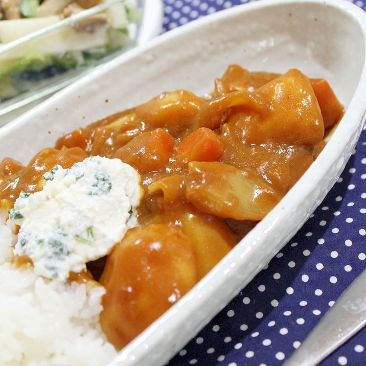 家族用★隠し味ハーブで柔らか鶏ムネ肉のチキンカレー